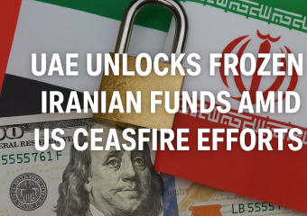 Illustration of UAE Unlocks Frozen Iranian Funds Amid US Ceasefire Efforts