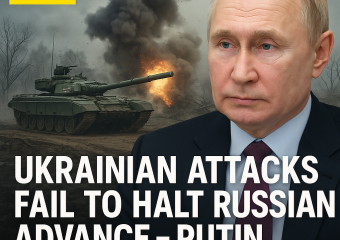 Illustration of Ukrainian Attacks Fail to Halt Russian Advance – Putin Speaks
