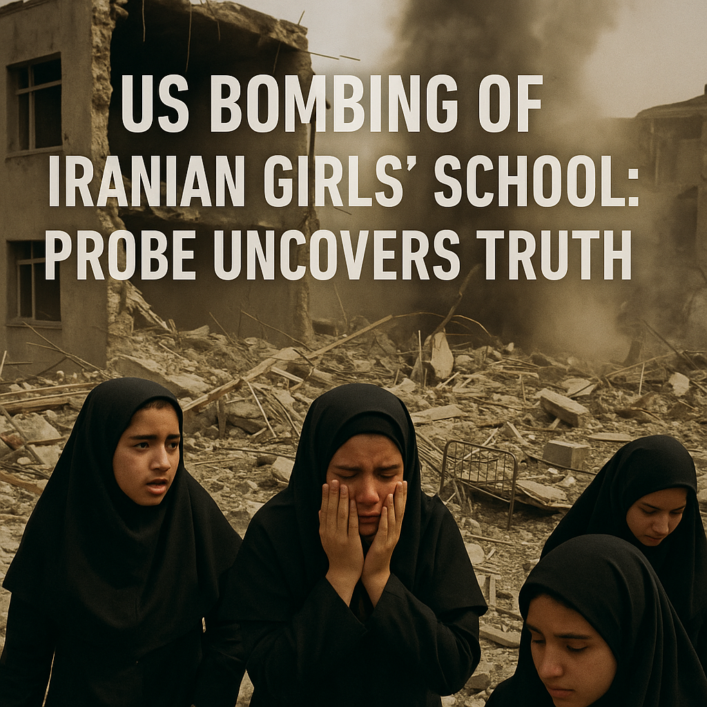 Illustration of US Bombing of Iranian Girls School: Probe Uncovers Truth