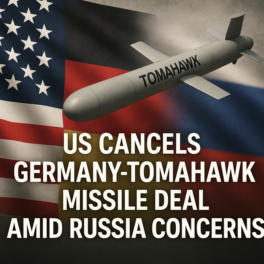 Illustration of US Cancels Germany-Tomahawk Missile Deal Amid Russia Concerns