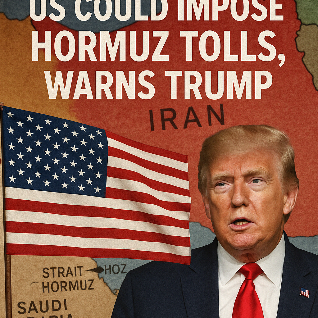 Illustration of US Could Impose Hormuz Tolls, Warns Trump