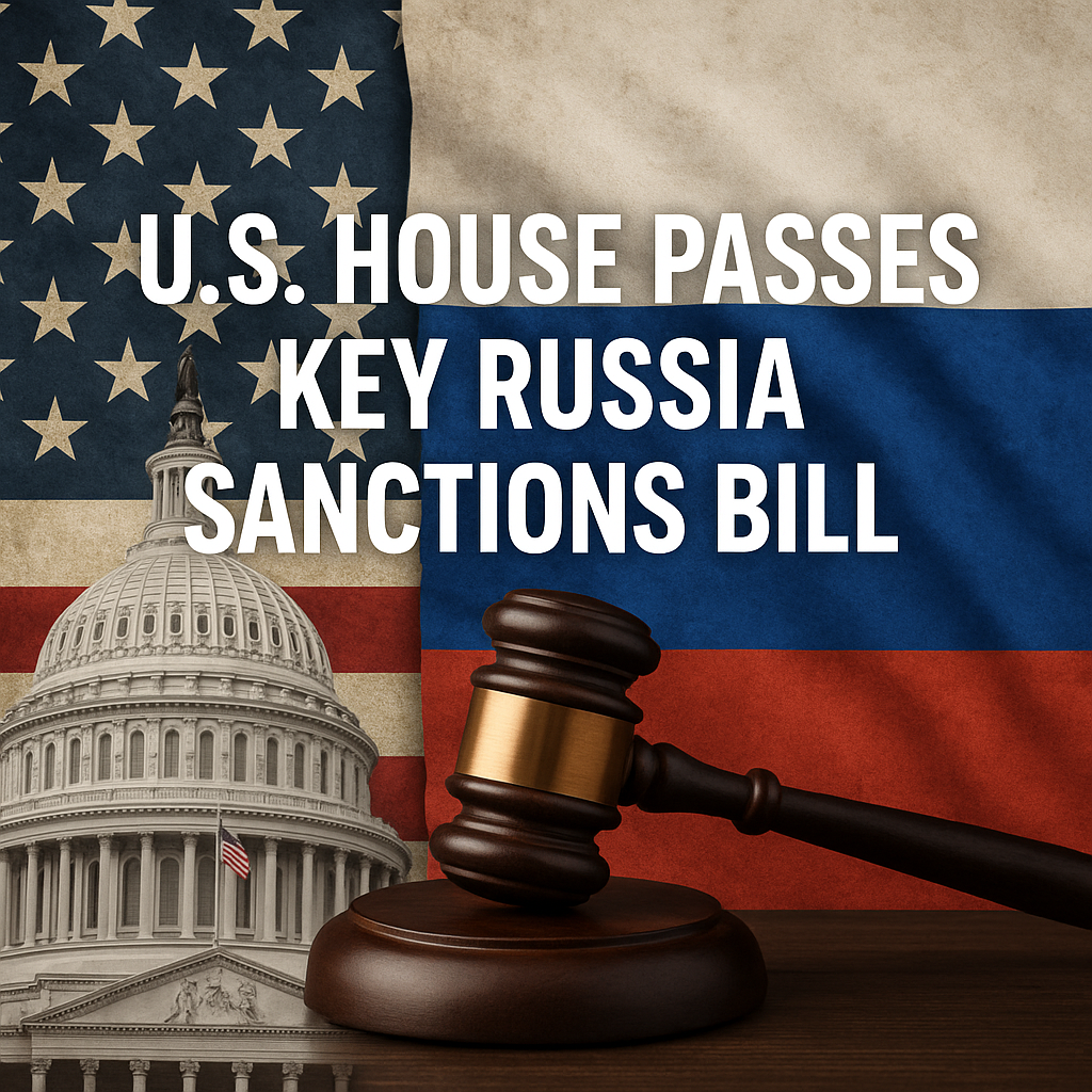 Illustration of US House Passes Key Russia Sanctions Bill