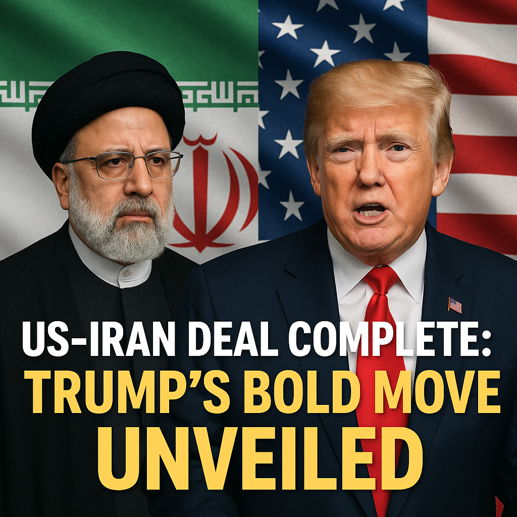 Illustration of US-Iran Deal Complete: Trump's Bold Move Unveiled
