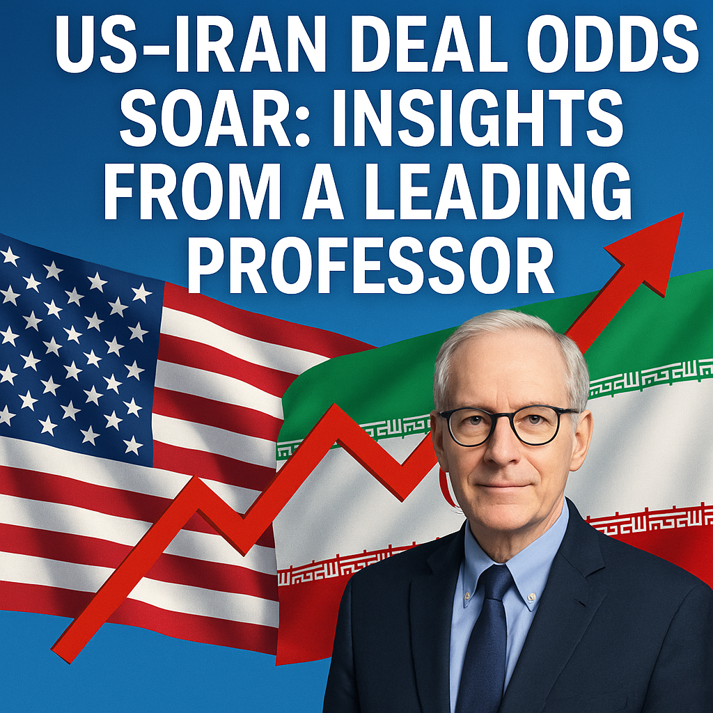 Illustration of US-Iran Deal Odds Soar: Insights from a Leading Professor