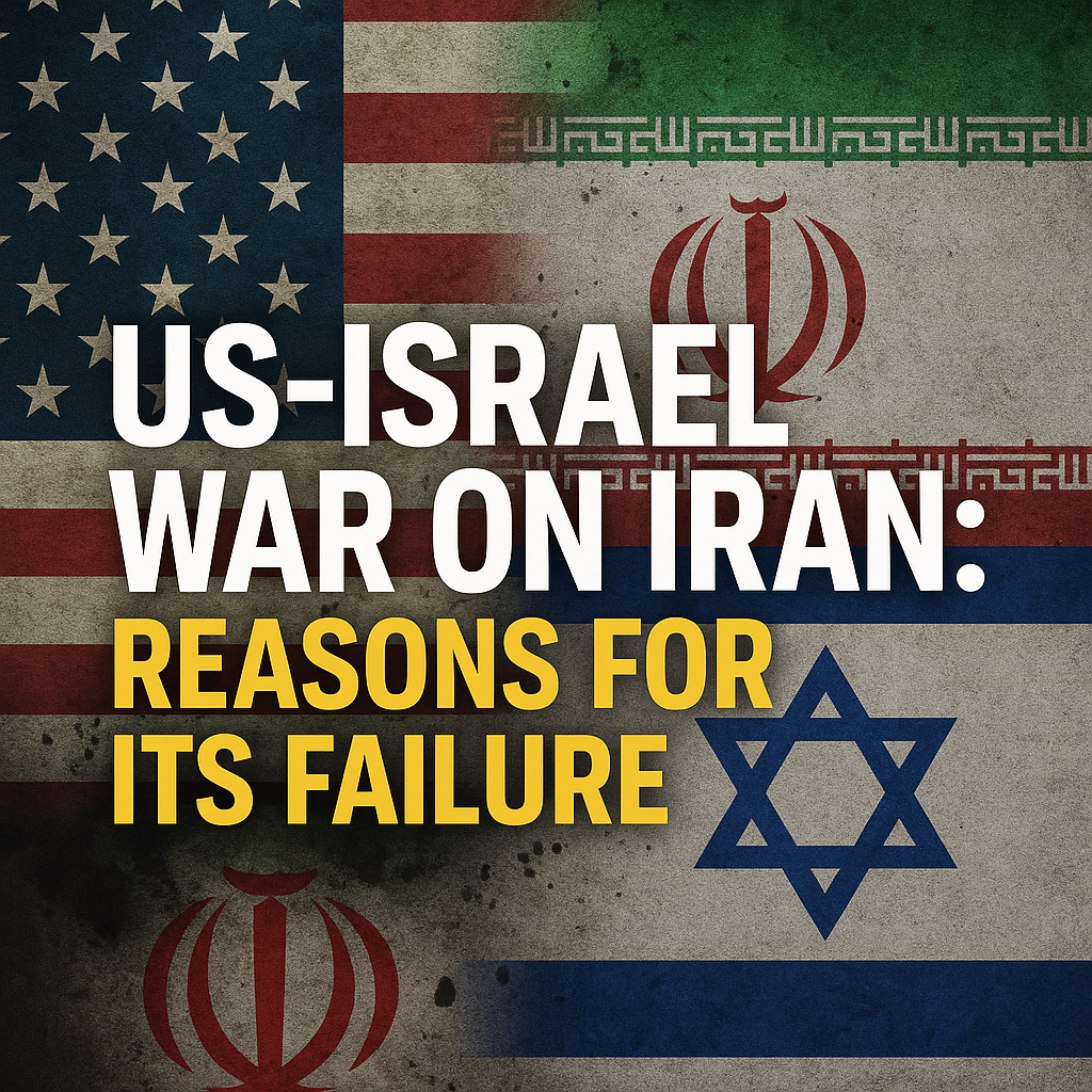 Illustration of US-Israel War on Iran: Reasons for Its Failure