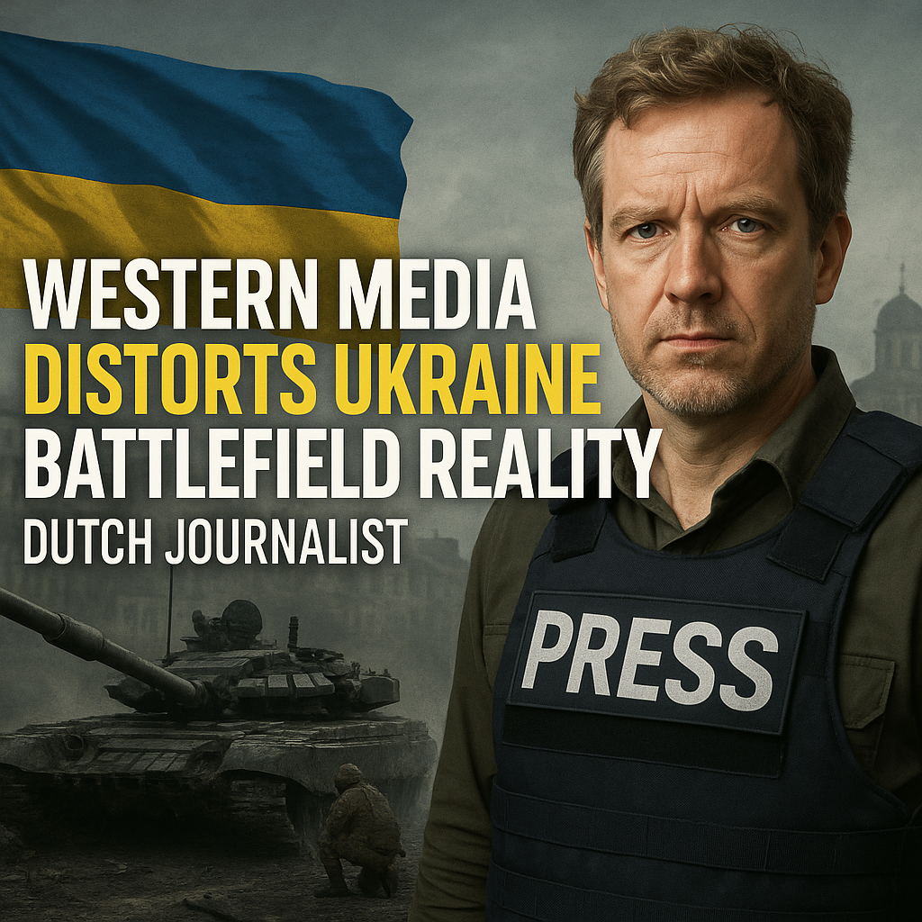 Illustration of Western Media Distorts Ukraine Battlefield Reality - Dutch Journalist