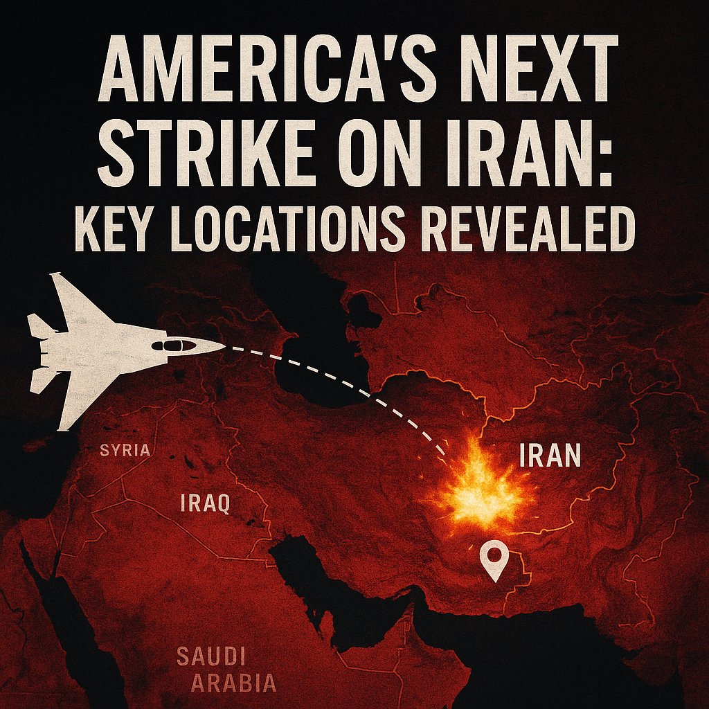 Illustration of America's Next Strike on Iran: Key Locations Revealed