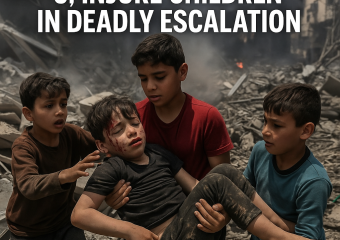 Illustration of Gaza Strikes Kill 5, Injure Children in Deadly Escalation