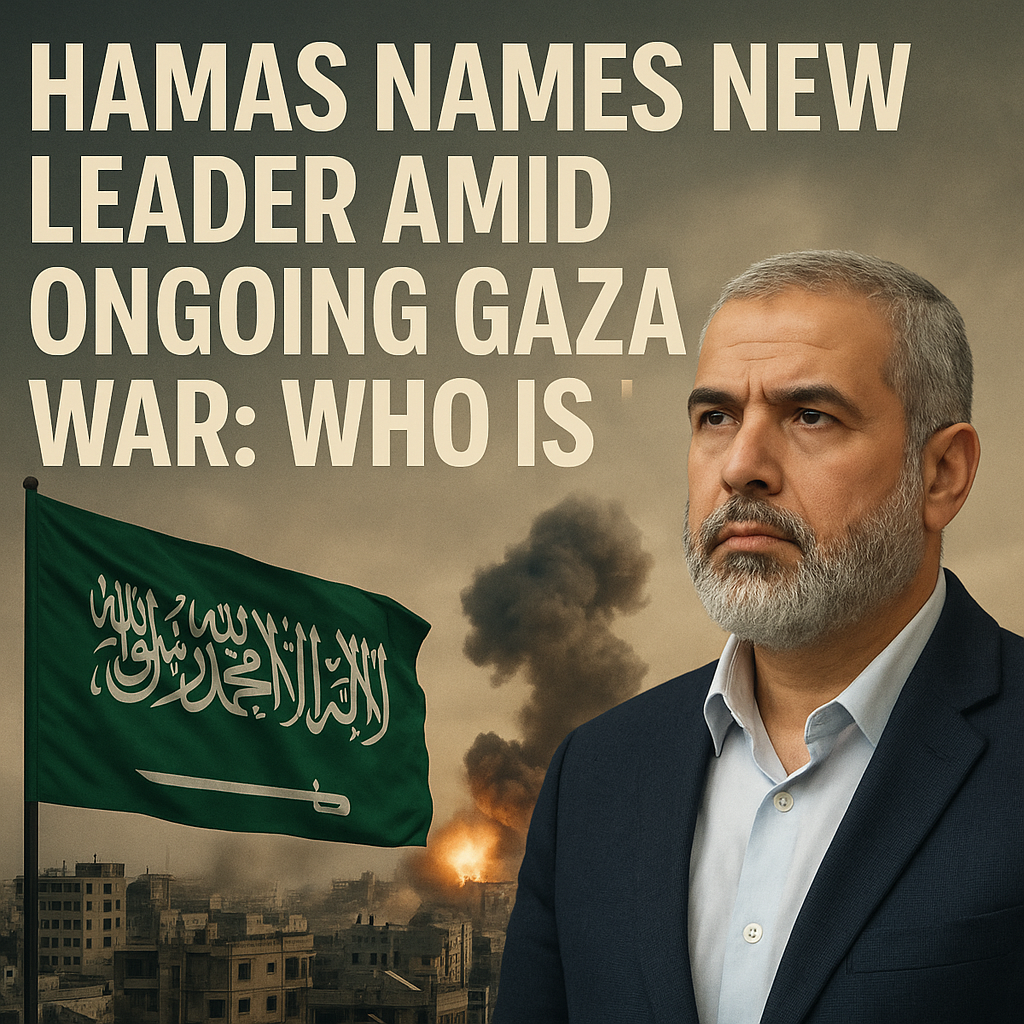 Illustration of Hamas Names New Leader Amid Ongoing Gaza War: Who Is He?