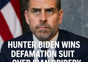 Illustration of Hunter Biden Wins Defamation Suit Over Iran Bribery Claims