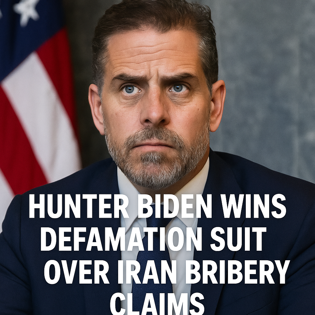 Illustration of Hunter Biden Wins Defamation Suit Over Iran Bribery Claims