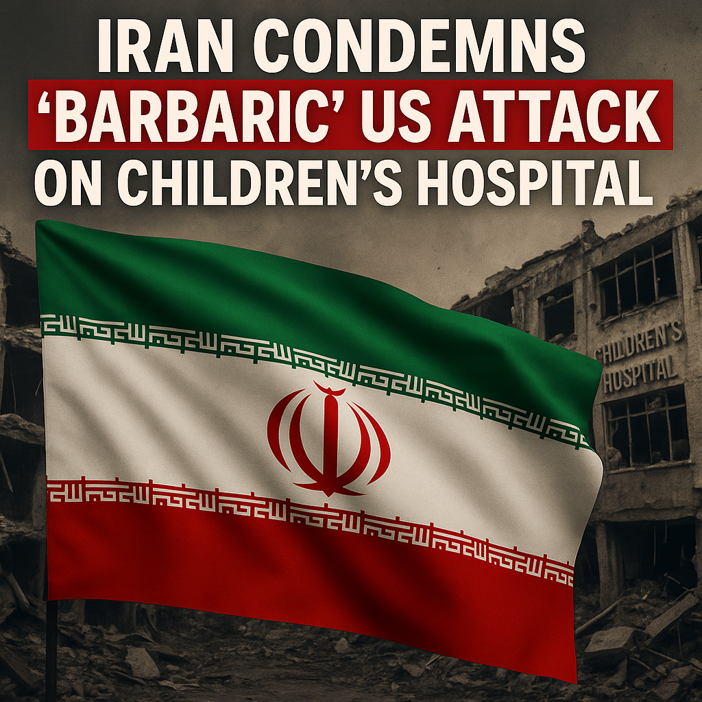 Illustration of Iran Condemns 'Barbaric' US Attack on Children’s Hospital