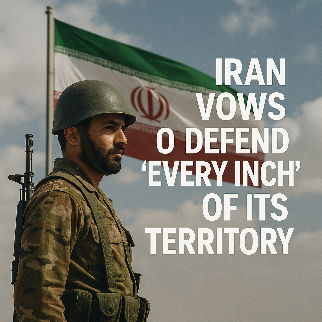 Illustration of Iran Vows to Defend 'Every Inch' of Its Territory