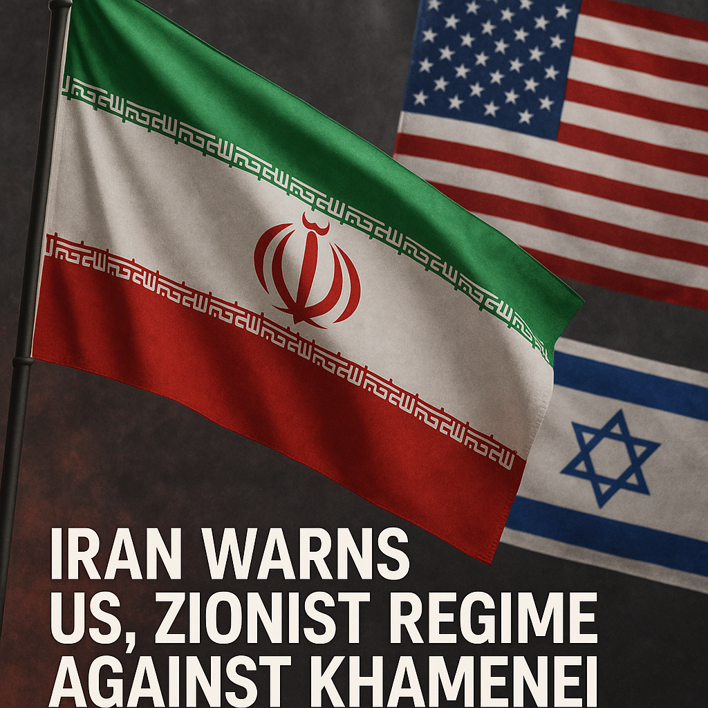 Illustration of Iran Warns US, Zionist Regime Against Khamenei Funeral Threats