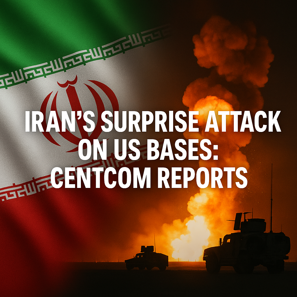 Illustration of Iran’s Surprise Attack on US Bases: CENTCOM Reports