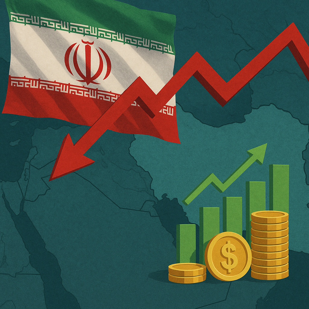 Illustration of Iran's Economy: Impact of Expanding US Conflict on Growth