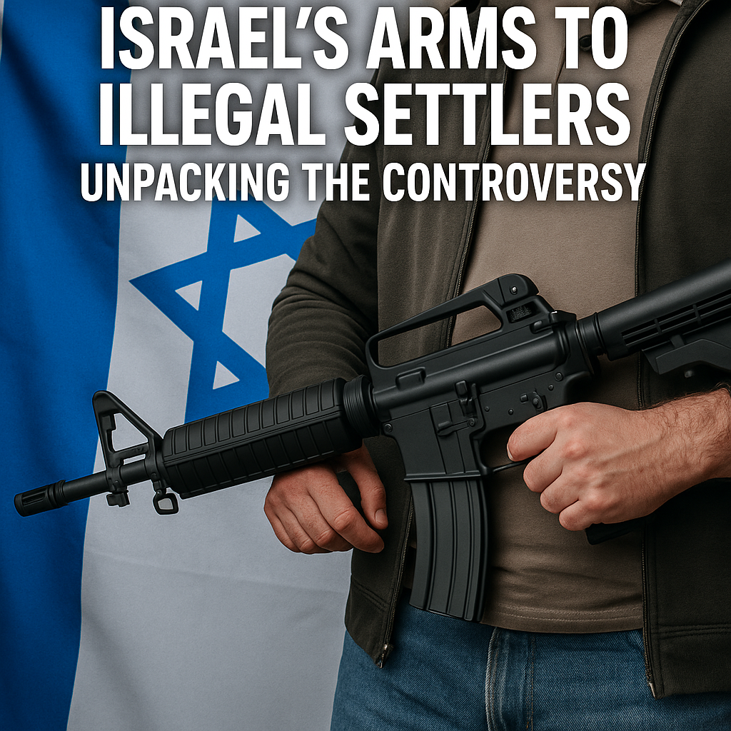 Illustration of Israel's Arms to Illegal Settlers: Unpacking the Controversy