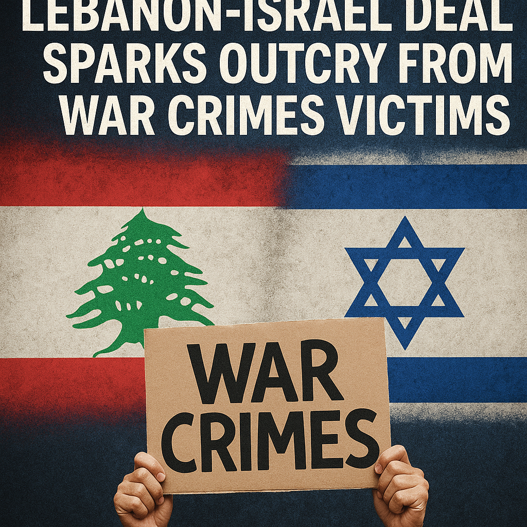 Illustration of Lebanon-Israel Deal Sparks Outcry from War Crimes Victims
