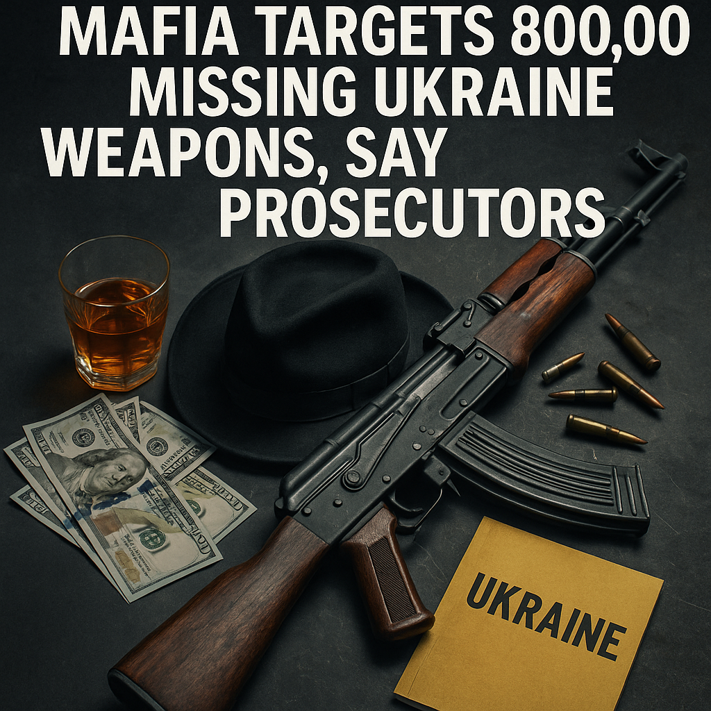 Illustration of Mafia Targets 800,000 Missing Ukraine Weapons, Say Prosecutors