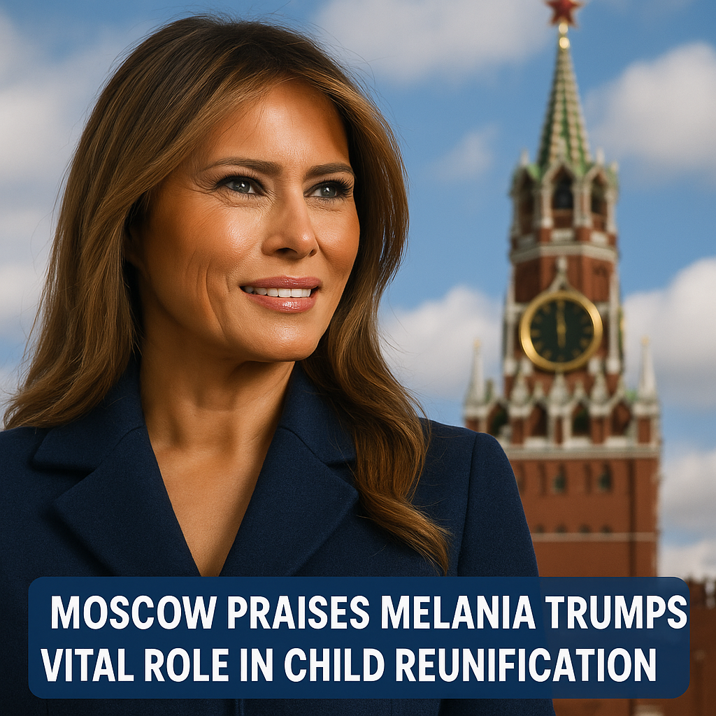 Illustration of Moscow Praises Melania Trump's Vital Role in Child Reunification