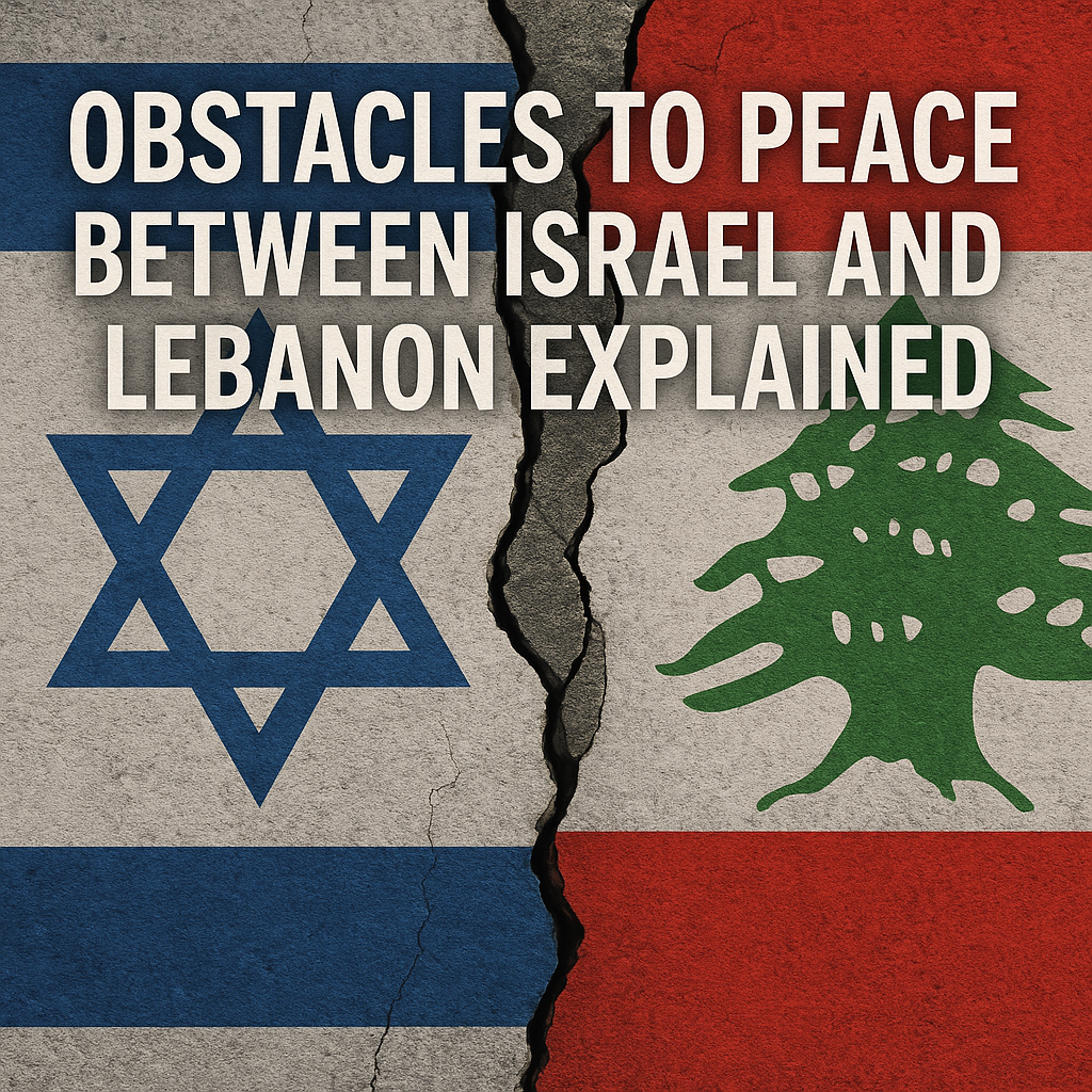 Illustration of Obstacles to Peace Between Israel and Lebanon Explained