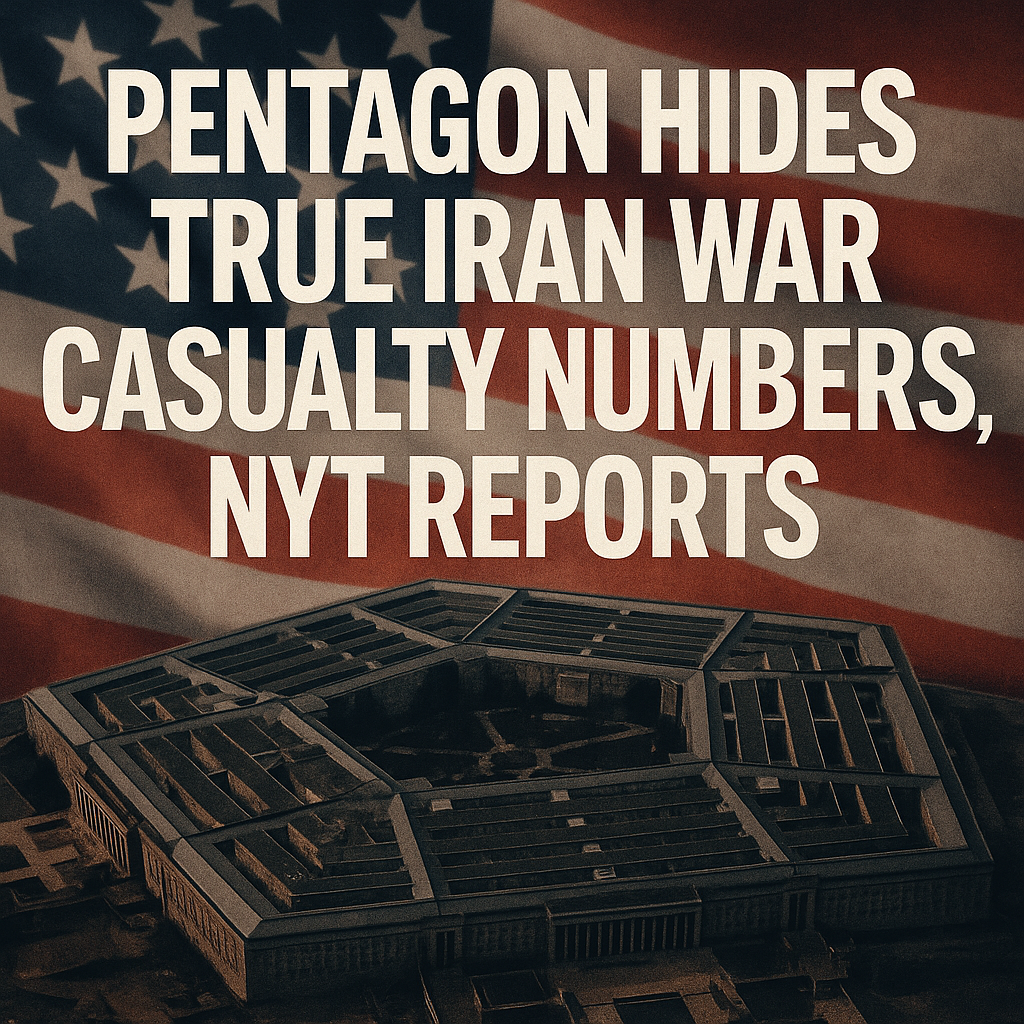 Illustration of Pentagon Hides True Iran War Casualty Numbers, NYT Reports
