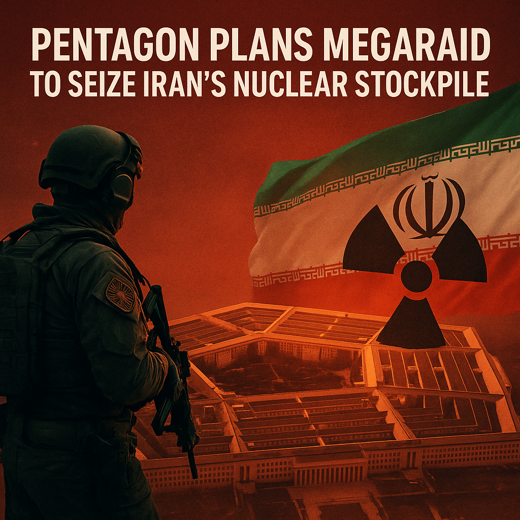 Illustration of Pentagon Plans Megaraid to Seize Iran's Nuclear Stockpile