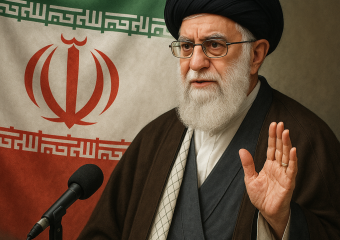Illustration of Sacred Unity: Iran's Leader Urges Calm Amid Political Divides