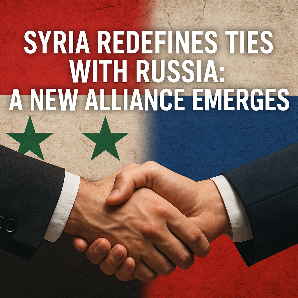 Illustration of Syria Redefines Ties with Russia: A New Alliance Emerges