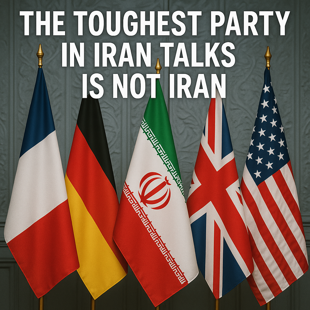 Illustration of The Toughest Party in Iran Talks Is Not Iran