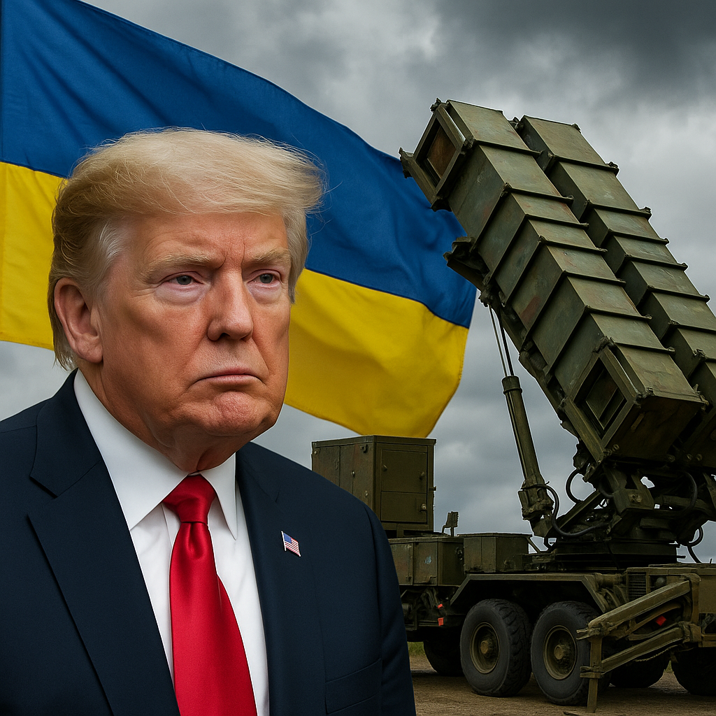 Illustration of Trump Dashes Kiev's Patriot Dream Amidst Ongoing Tensions