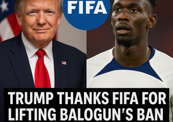 Illustration of Trump Thanks FIFA for Lifting Balogun's Ban Ahead of World Cup