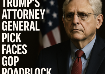 Illustration of Trump's Attorney General Pick Faces GOP Roadblock