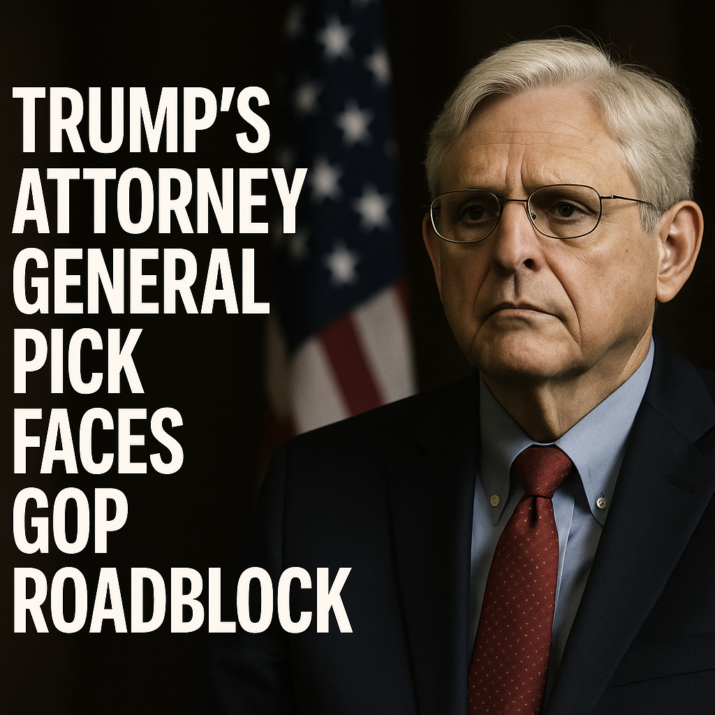 Illustration of Trump's Attorney General Pick Faces GOP Roadblock