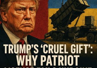 Illustration of Trump's 'Cruel Gift': Why Patriot License Fails Ukraine