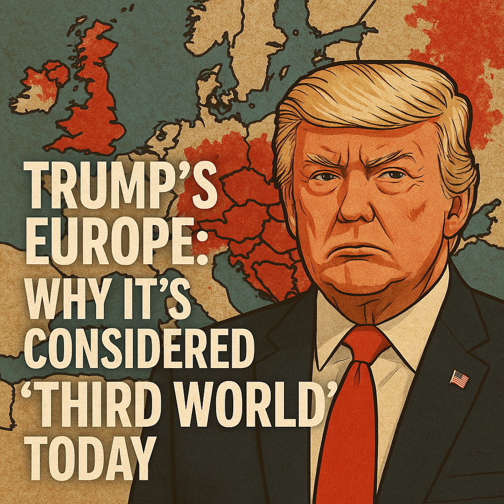 Illustration of Trump's Europe: Why It’s Considered ‘Third World’ Today