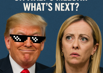 Illustration of Trump's Meme Attack on Italy's Meloni: What's Next?