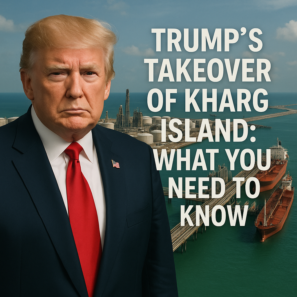 Illustration of Trump's Takeover of Kharg Island: What You Need to Know