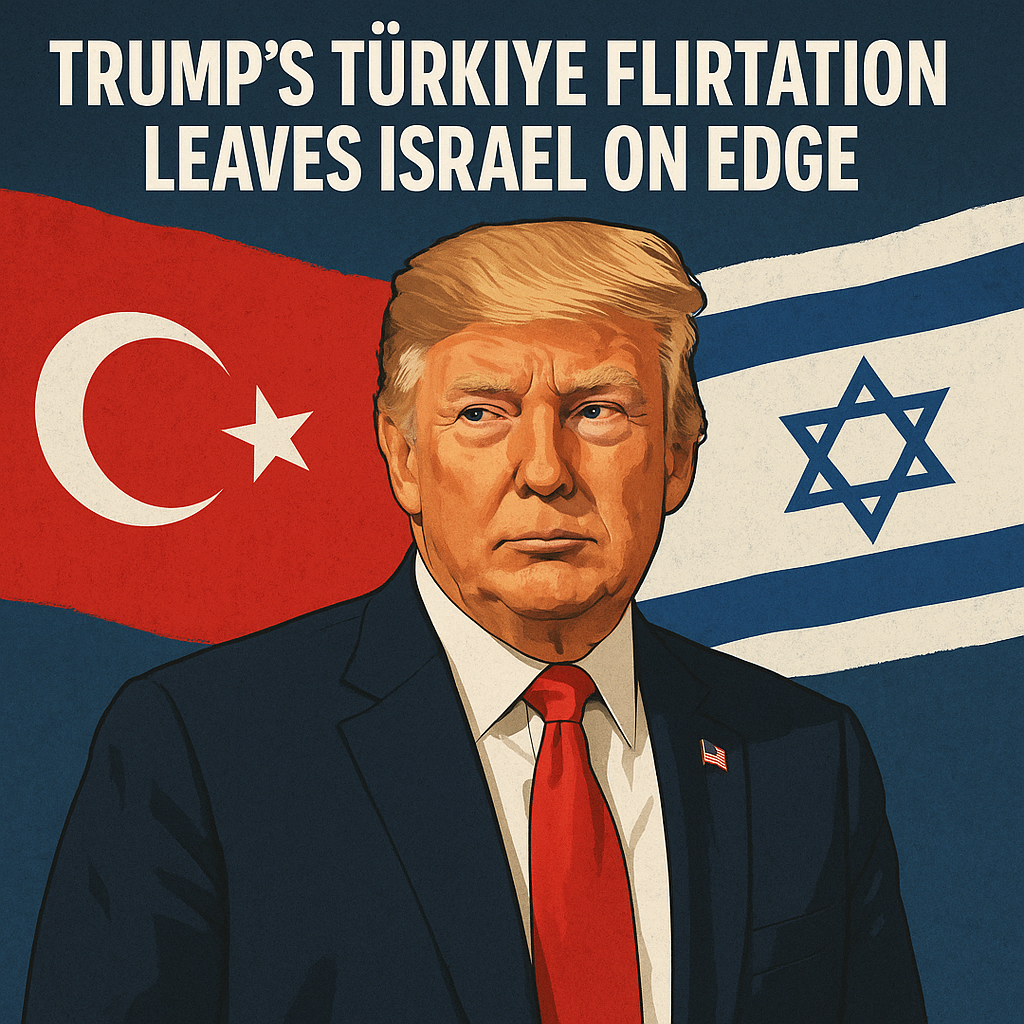 Illustration of Trump's Türkiye Flirtation Leaves Israel on Edge