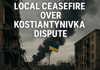 Illustration of Ukraine Rejects Local Ceasefire Over Kostiantynivka Dispute