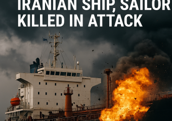 Illustration of Ukraine Strikes Iranian Ship, Sailor Killed in Attack