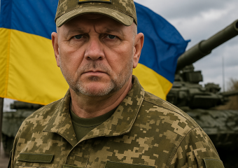 Illustration of Ukraine's Military Chief Vows Stronger Retaliation Against Russia