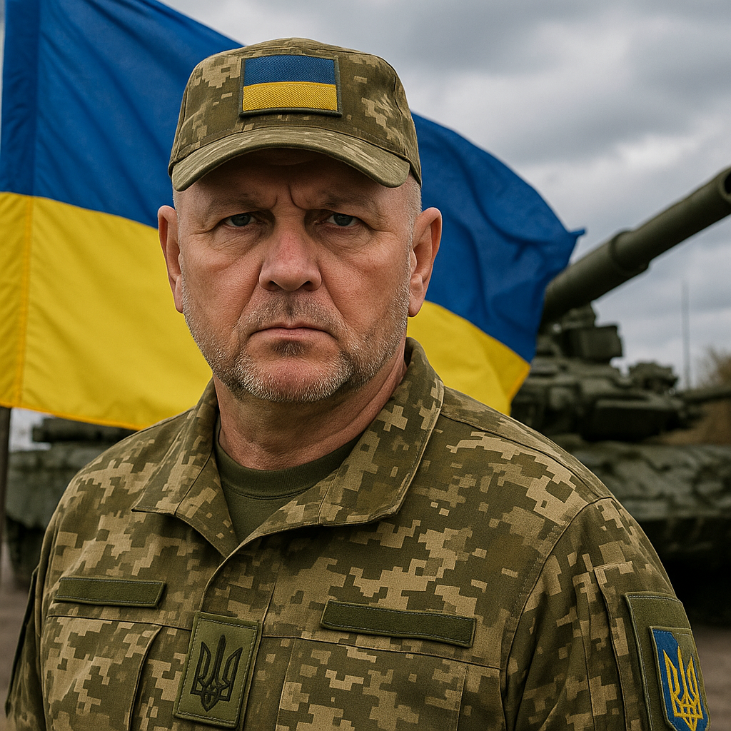 Illustration of Ukraine's Military Chief Vows Stronger Retaliation Against Russia