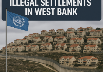 Illustration of UN Condemns Israel's Illegal Settlements in West Bank