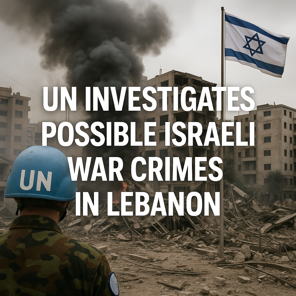 Illustration of UN Investigates Possible Israeli War Crimes in Lebanon