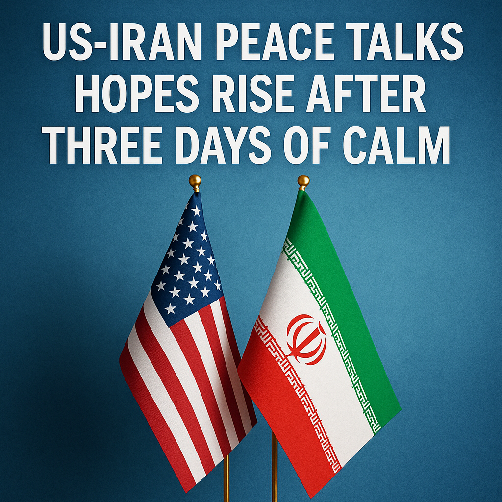 Illustration of US-Iran Peace Talks: Hopes Rise After Three Days of Calm