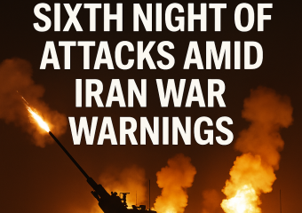 Illustration of US Launches Sixth Night of Attacks Amid Iran War Warnings