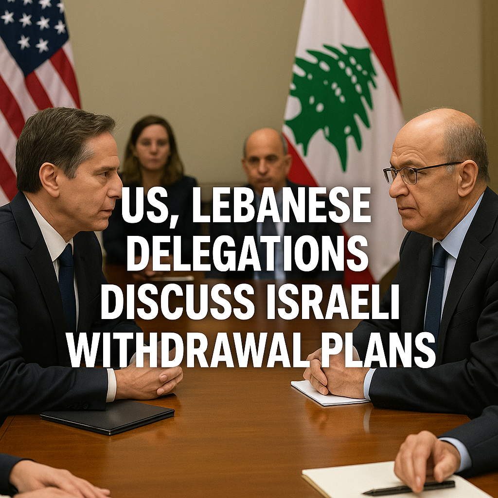 Illustration of US, Lebanese Delegations Discuss Israeli Withdrawal Plans
