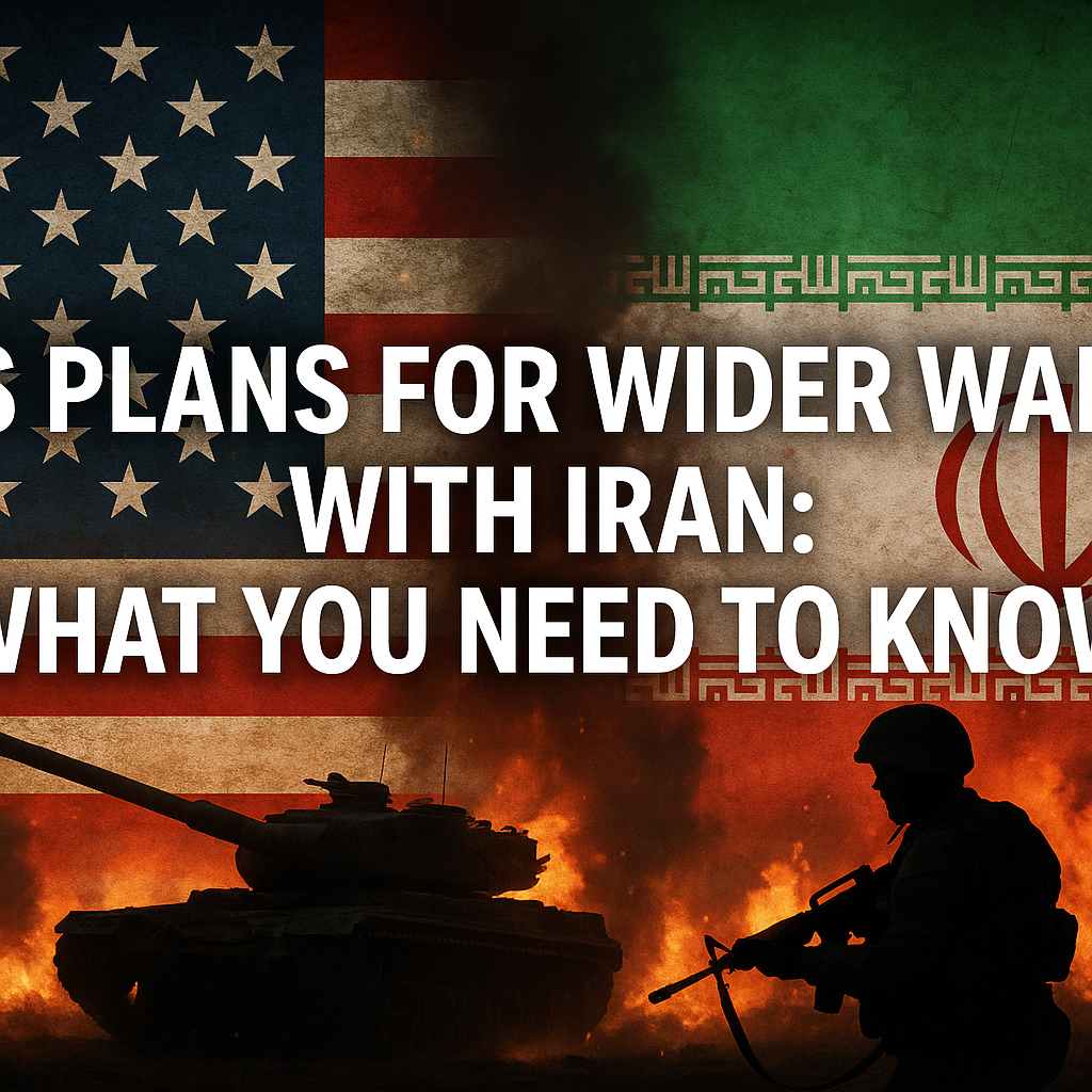 Illustration of US Plans for Wider War with Iran: What You Need to Know