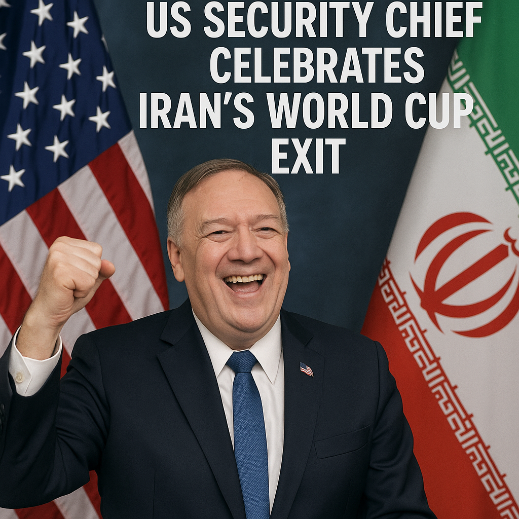 Illustration of US Security Chief Celebrates Iran's World Cup Exit